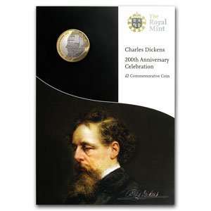  Charles Dickens 200th Anniversary Brilliant Uncirculated 