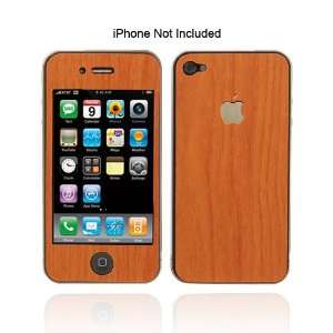  Pine Woodgrain Skin for iPhone 4 Cell Phones 