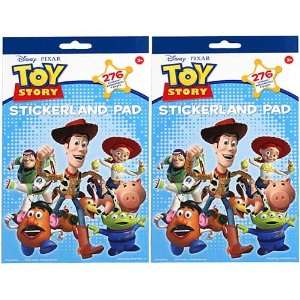    Toy Story Stickerland Pad   276 Stickers [2 Pack] Toys & Games