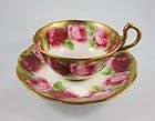 Rich Gold Royal Albert Old English Rose Tea Cup and Saucer Set