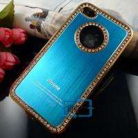 Luxury Hard Case Diamond Crystal iPhone 4 G A643#blue  