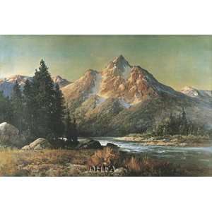 Evening in the Tetons by Robert Wood 20x17  Kitchen 