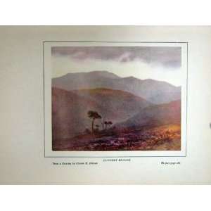   1930 Lorna Doone View Dunkery Beacon Mountains Brittan