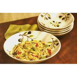 Smart Living Large Serving Bowl & 4 Pasta Bowls  Kitchen 