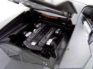 LAMBORGHINI REVENTON FLAT BLACK 118 DIECAST MODEL CAR  