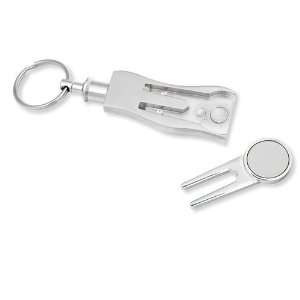 Promotional Intricate E Series Divot Fixer and Ballmarker Key Ring 