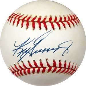 Ken Griffey Jr. Signed Baseball   Gene Budig American League  