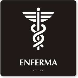  Enferma TactileTouch Sign, 9 x 9