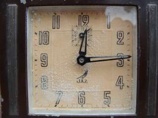 Spare Parts Jaz Art Deco Tower Metal Desk Alarm Clock 1960 France 