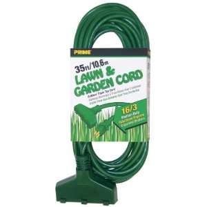   16/3 SJTW Triple Tap Outdoor Extension Cord, Green