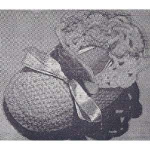 Vintage Crochet PATTERN to make   Baby Booties Shoe Old Fashioned. NOT 