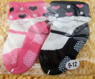 Crew Socks Princess NonSkid Baby Toddler Girl Ruffle sock  