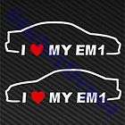 love my EM1 decal sticker JDM Civic 9600 2D EM2  