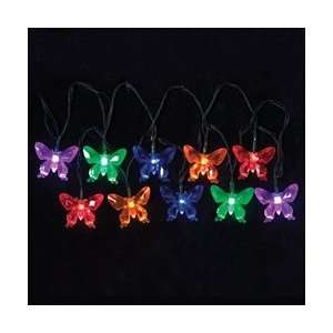  LED String Lights, Multi Color Butterflies, Indoor Outdoor 