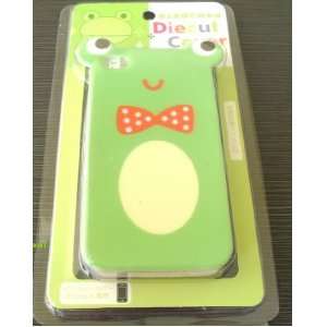  Open Face frog Design TPU Case for iPhone 4G Cell Phones 