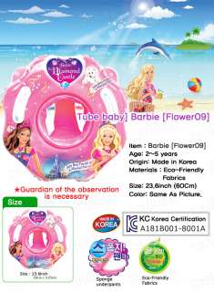 Baby Barbie Flower Float Ring inflatable pool tube swim  