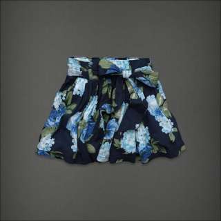 NWT Abercrombie & Fitch Women Kaylie Mini Floral Skirt with Belt 