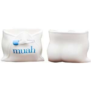  Babychix 4 Teeny with Muah Ceramic Keepsake Diaper, White 