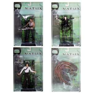  Set of 4 6 1/2 The Matrix Series 2 Action Figures Toys 