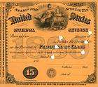 1880 History $15 PEDDLER 3rd Special Tax Stamp Document