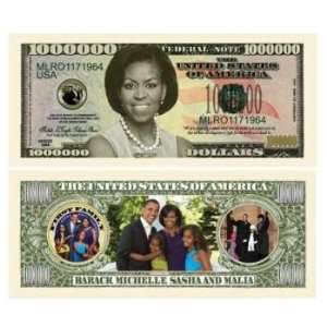  Michelle Obama Million Dollar Bills Case Pack 100 Toys 