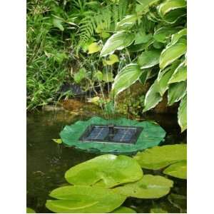  Floating Lily Solar Fountain Patio, Lawn & Garden