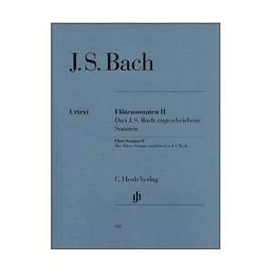  G. Henle Verlag Flute Sonatas   Volume Ii By Bach Musical 