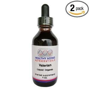 Healthy Aging Nutraceuticals Valerian Liquid Organic 1 Ounce (Pack of 