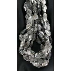  HERKIMER DIAMOND LARGE FACETED POTATO BEADS~ Everything 