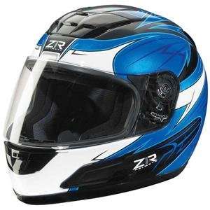  Z1R Viper Vengeance Helmet   Small/Black/Blue Automotive