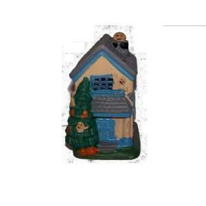  Hermitage Pottery Halloween House, Gray Roof