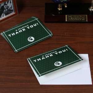  NCAA Michigan State Spartans 10 Pack Green Polka Dot Thank 