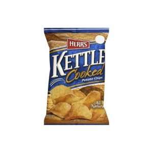  Herrs Kettle Cooked Potato Chips, 9 oz, (pack of 3 