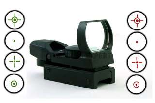 Electro Holographic 4 Type Red Green Reticle Reflex Rifle Sight 00011 