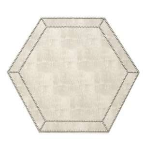  Beige Hexagonal Placemat