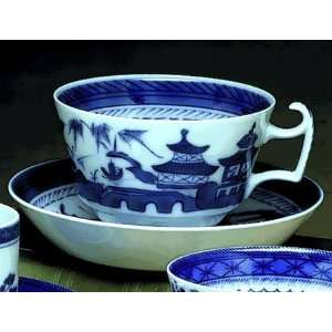 Mottahedeh Blue Canton Breakfast Cup & Saucer 4.5 in  