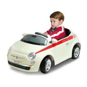  Motorama Jr Fiat 500 Ride on Car (White) Toys & Games