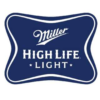 Miller High Life Light Vinyl Sticker Decal 14 full  
