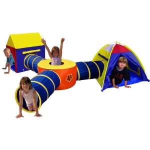   Freetime 6 in 1 Hide N Seek Tent and Tunnel Play Zone Toys & Games
