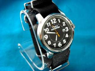 NEW TIMEX BOLD BLACK FACE MILITARY STLYE 24 HOUR WATCH  