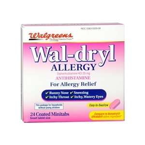   Wal Dryl Allergy Relief Capsules, (24X2 Total of 