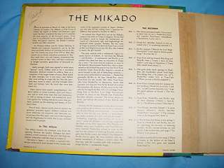 THE MIKADO 78 rpm SET GILBERT & SULLIVAN AL GOODMAN RCA VICTOR RECORDS 