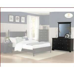   Dresser with Mirror Morelle in Black EL1356BK