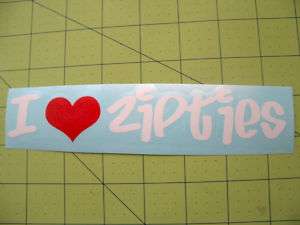 Love Zipties Decal Drift Import Funny JDM Sticker  