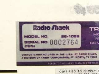   RADIO SHACK TRS 80 III 4 MICRO COMPUTER MICROCOMPUTER 26 1069  