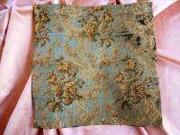 ANTIQUE FRENCH FABRIC TEXTILE SILK LINEN  