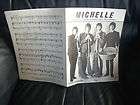 the beatles original sheet music 1965 michelle northern songs near