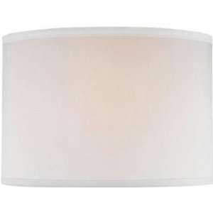  Lite Source CH1152 16OFF/WH 16 Inch Lamp Shade, Off White 
