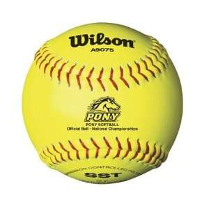   Pitch Play Softballs from Wilson   Case of 3 Dozen