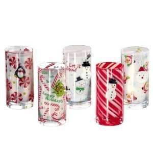 Grasslands Road Holiday Studio 100 5 Inch Peppermint Scented Votive 